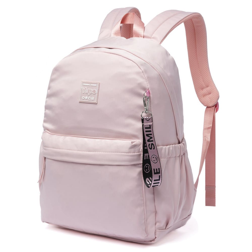 Mochila Feminina Escolar Yumi com Chaveiro