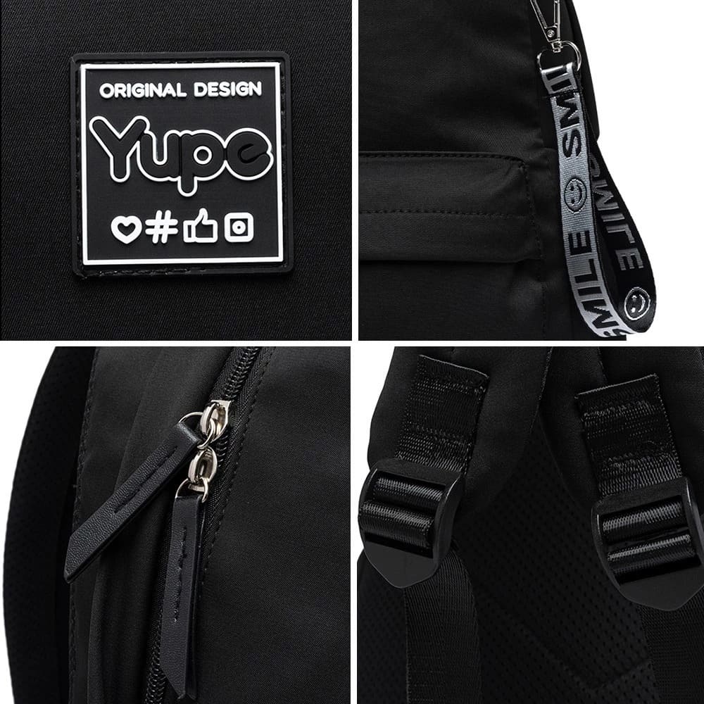 Mochila Feminina Escolar Yumi com Chaveiro