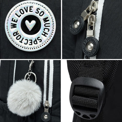 Mochila Feminina Escolar Welove + Estojo & Chaveiro de Brinde